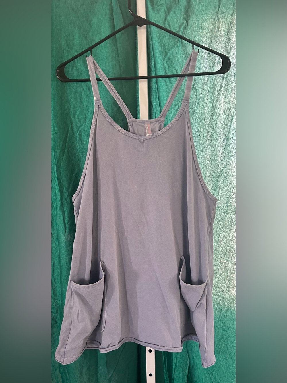 Free People Hot Shot Mini Dress in light Blue